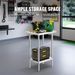 VEVOR Stainless Steel Prep Table, 24 X 18 X 34 Inch, Heavy Duty Metal Worktable With 3 Adjustable Height Levels, Commercial Workstation For Kitchen Garage Restaurant Backyard_maomaolike.com