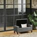 Ottoman Bench With Lift Top And Rubberwood Legs Upholstered Entryway Bench With Storage_maomaolike.com