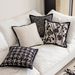 Household Accessories Black Retro Sofa Pillowcase Ins Style Nordic Living Room Cushion Bed_maomaolike.com