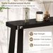 Solid Rubber Wood Console Table 43 Inch Narrow Entryway Table With Thick Table Top And Stable Base For Entryway, Hallway, Living Room And Bedroom_maomaolike.com