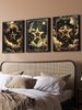 Dark Fantasy-style Nautical Adventure Compass With Constellation Pointer, Living Room Sofa Backdrop Decorative Painting, Art Exhibition Piece_maomaolike.com