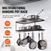 VEVOR Pot Rack Wall Mounted, 30 Inch Pot And Pan Hanging Rack, Pot And Pan Hanger With 12 S Hooks, 55 Lbs Loading Weight, Ideal For Pans, Utensils, Cookware In Kitchen_maomaolike.com