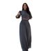 Women's Clothing fashion striped print navel baring top high waist wide leg pants suit_maomaolike.com