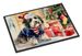 Havanese Cozy Christmas Doormat Front Door Mat Indoor Outdoor Rugs For Entryway, Non Slip Washable Low Pile, 24H X 36W_maomaolike.com