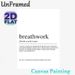 Breathwork Definition Painting Poster, Minimalist Typographic Poster, Mindful Stress-relief Reminder, Suitable For Yoga Studio, Meditation Space And_maomaolike.com