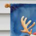 Border Collie Christmas Reindeer House Flag Large Porch Sleeve Pole Decorative Outside Yard Banner Artwork Wall Hanging, Polyester, House Size, Multicolor_maomaolike.com