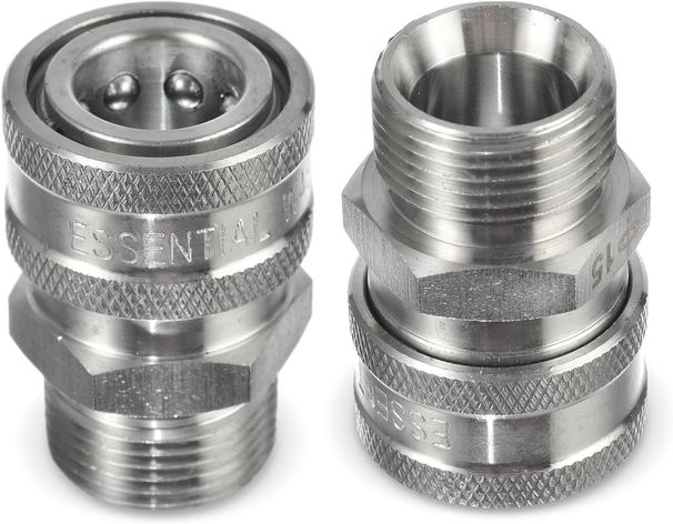 ESSENTIAL WASHER M22 To 3/8 Quick Connect | 5000 PSI Pressure Washer Quick Connect | M22 15mm Quick Connect_maomaolike.com