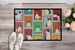 Lots Of Black And White French Bulldog Doormat Front Door Mat Indoor Outdoor Rugs For Entryway, Non Slip Washable Low Pile, 24H X 36W_maomaolike.com