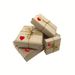 500Pcs Red Heart Self-Adhesive Sealing Stickers With Smile Faces, Paper Gift Tag Labels For Envelopes, Packaging, And Gift Box Decoration_maomaolike.com