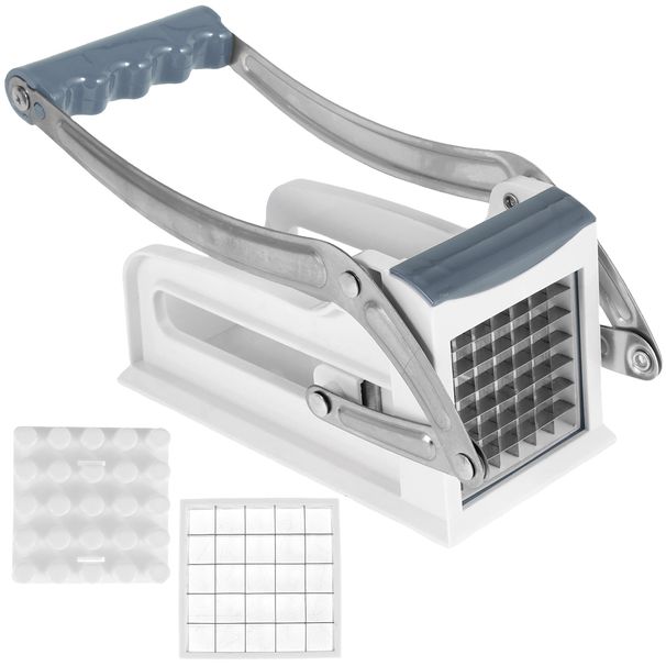 Fench Fy Stainless Steel Potato Chippe With 25/49Holes Blades Fast Cutting Manual Food Slice Kitchen Vegetable_maomaolike.com
