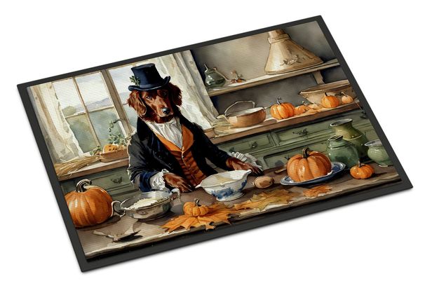 Irish Setter Fall Kitchen Pumpkins Doormat Front Door Mat Indoor Outdoor Rugs For Entryway, Non Slip Washable Low Pile, 24H X 36W_maomaolike.com