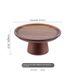 Japanese Style Solid Wood High Foot Tea Fruit Cake Tray, Wooden Tray_maomaolike.com