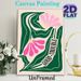 Floral "Good Trouble" Typography Painting Poster, Soft-toned Retro Graphic Poster, Unique Artistic Floral Design, Ideal For Living Room, Bedroom_maomaolike.com