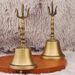 Brass Three Pure Ones Five-Pronged Vajra Handheld Taoist Bell Buddhist Supplies Eight Diagrams Antique Bronze Metal Crafts Customi_maomaolike.com