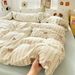 Pure Cotton Layer Bedding Set Baby Grade Duvet Cover Sheet Cloth Single Double Bed Three-Piece Quilted Bedspread_maomaolike.com
