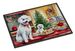 Poodle Christmas Cookies Doormat Front Door Mat Indoor Outdoor Rugs For Entryway, Non Slip Washable Low Pile, 24H X 36W_maomaolike.com