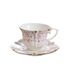 Blue And White Porcelain Coffee Cup And Plate Set, Ceramic Retro European Exquisite And High-end Feeling, Light Luxury Afternoon Tea Cup_maomaolike.com