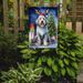 Old English Sheepdog Christmas Reindeer Garden Flag Mailbox Flag Decorative Yard Flag Banner Outside Patio Artwork Yard Flower Beds, Garden Size, Multicolor_maomaolike.com