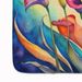 Calla Lilies In Color Memory Foam Kitchen Mat Machine Washable Anti-Fatigue Mat Cushion Comfort Bath Mat Or Kitchen Rug_maomaolike.com