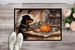 Rottweiler Fall Kitchen Pumpkins Doormat Front Door Mat Indoor Outdoor Rugs For Entryway, Non Slip Washable Low Pile, 24H X 36W_maomaolike.com