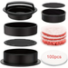Vatile Manual Meat Press,Hamburger Patty Maker With 100P Burger Paper BBQ Non-Stick Slid For Perfect Homemade_maomaolike.com