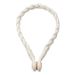 New Simple Style Natural Wood Braided Cotton Rope Curtain Tiebacks Drilling No Installation Buckle Magnetic Attachment_maomaolike.com