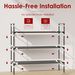 Multifunctional Shoe Rack, Hallway/entryway Assembly, Compact Narrow Shoe Cabinet, Dormitory/balcony Shoe Rack_maomaolike.com
