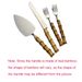 Nature Bamboo Handle Flatware, 4-Piece Set, Stainless Steel 18/10 Food Safety Grade Silverware Cutlery Set Wedding Cake Cutting Set Shovel Knife Fork_maomaolike.com