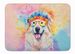 Great Pyrenees Hippie Dawg Memory Foam Kitchen Mat Machine Washable Anti-Fatigue Mat Cushion Comfort Bath Mat Or Kitchen Rug_maomaolike.com
