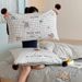 Wholesale INS Girl Heart Small Grid Cloud Bear Towel Embroidered Washed Four-Piece All 4-Piece Set Pure Cotton Bedding_maomaolike.com