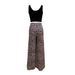 Women's Clothing Elegant print belted tank top leopard print high-waisted wide-leg pant suit_maomaolike.com