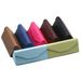 Unisex Eyeglasses case Cross grain PU leather eyeglasses case Triangle folding sunglasses case_maomaolike.com