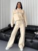 Women's Clothing New Fashion Printed POLO Collar Short Sleeve Tight Hip Wrapped Trousers Suit_maomaolike.com