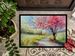 Michigan Blossoms In Watercolor Doormat Front Door Mat Indoor Outdoor Rugs For Entryway, Non Slip Washable Low Pile, 24H X 36W_maomaolike.com