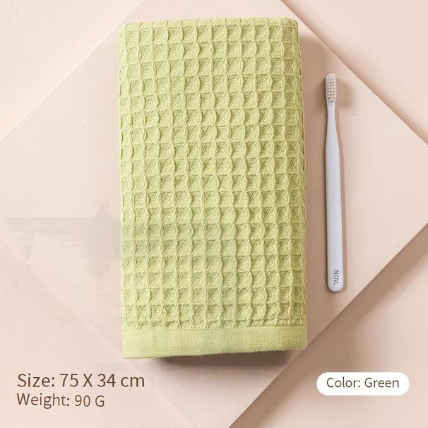Home Textile Waffle Towel Pure Cotton Super Soft Absorbent And Quick Dry_maomaolike.com
