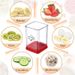 Household Kitchen Fruit And Vegetable Slicer With Push Plate_maomaolike.com