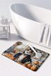 Corgi Fall Kitchen Pumpkins Memory Foam Kitchen Mat Machine Washable Anti-Fatigue Mat Cushion Comfort Bath Mat Or Kitchen Rug_maomaolike.com