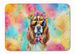 Cavalier Spaniel Hippie Dawg Memory Foam Kitchen Mat Machine Washable Anti-Fatigue Mat Cushion Comfort Bath Mat Or Kitchen Rug_maomaolike.com
