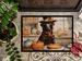 Chocolate Lab Fall Kitchen Pumpkins Doormat Front Door Mat Indoor Outdoor Rugs For Entryway, Non Slip Washable Low Pile, 24H X 36W_maomaolike.com