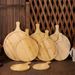 Bamboo Mold-Free Wood Grain Pizza Handle Western Steak Hot Pot Restaurant Beef Shabu-Shabu Plate Tableware_maomaolike.com