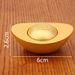 Brass Creative Ornament Festival Gift Gold Foot Stress Relief Handheld Piece Rotating Ingot Craft_maomaolike.com