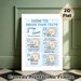 Teeth Brushing Guide Painting Poster, Light-toned Cartoon Step-by-step Instruction Poster, Practical Oral Care Guidance, Suitable For Bathroom_maomaolike.com