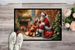 Vizsla And Santa Claus Doormat Front Door Mat Indoor Outdoor Rugs For Entryway, Non Slip Washable Low Pile, 24H X 36W_maomaolike.com