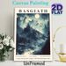 Basgiath Castle Fantasy Painting Poster, Mysterious Moonlit Mountain & Dragon Scene Poster, Atmospheric Fantasy Artwork For Bedroom, Living Room Wall_maomaolike.com