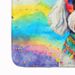 Bichon Frise Hippie Dawg Memory Foam Kitchen Mat Machine Washable Anti-Fatigue Mat Cushion Comfort Bath Mat Or Kitchen Rug_maomaolike.com