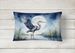 Birds, Birds, Birds Throw Pillow Throw Pillow For Indoor Couch Bed Outdoor Patio Washable, Blue Heron Moonlight 7496,12Hx16W_maomaolike.com
