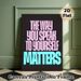 Inspirational Quote Painting Poster, Vibrant Color-block Typographic Poster, Motivational Self-talk Reminder, Ideal For Bedroom, Living Room And_maomaolike.com