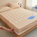Waterproof Quilted Fitted Sheet Set - A-Class Washed Cotton, Anti-Slip, Dustproof & Hypoallergenic Bed Cover For_maomaolike.com