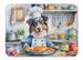 Australian Shepherd The Chef Memory Foam Kitchen Mat Machine Washable Anti-Fatigue Mat Cushion Comfort Bath Mat Or Kitchen Rug_maomaolike.com