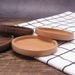 Solid Wood Coaster For Water Coffee Cup, Heat Insulation Pad, Walnut Wood, Simple Anti-scalding, Household Ceremony_maomaolike.com